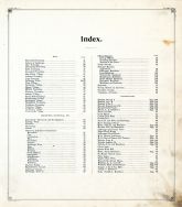 Index, Lagrange County 1893